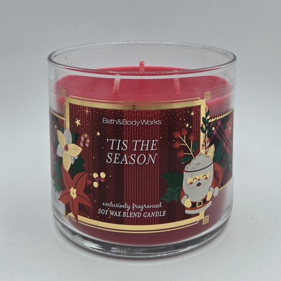 Bath & Body Works Tis the Season 3 Wick Candle - Picture 5 of 5